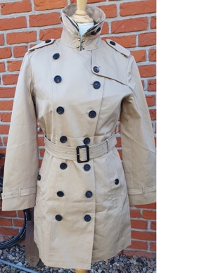 orig. Burberry Mantel Trenchcoat Jacke Heritage Sandringham Coat honiggelb Gr: 12/38 Bild 2