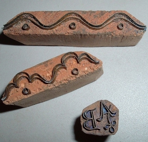 Wäschestempel, Metall auf Holz zum Sticken, no PayPal Bild 3