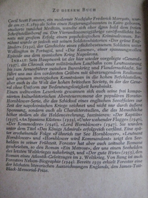 Spannender Roman Ein General von C. S. Forester in sehr gutem Zustand, RoRoRo Verlag, 192 Seiten Bild 5