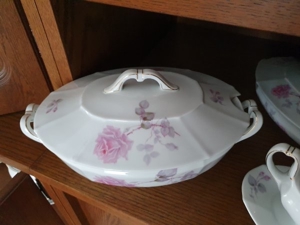 Schönwald/eamag Rosenmuster Porzellan 3x Terrinen Bild 3