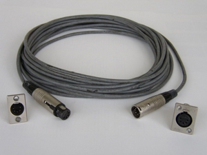 Abgeschirmtes Multicore Kabel 9,2 m mit Neutrik 5 Pol Pin Stecker und Buchse für Pedalboard Bild 1