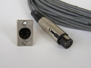 Abgeschirmtes Multicore Kabel 9,2 m mit Neutrik 5 Pol Pin Stecker und Buchse für Pedalboard Bild 2