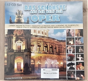 12 CD Set - Das Schönste aus der Welt der Oper - neu !