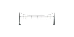 Sommerfeldt Quertragwerk mit Turmmasten Bausatz N Art. 450 - NEU