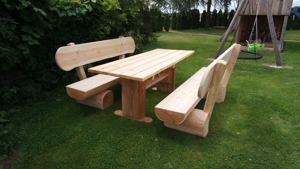 Gartenmöbel aus Lärche. Holzmöbel. Krongartmöbel. Bild 5