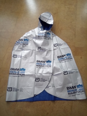 Berlin BMW Marathon Poncho 2017