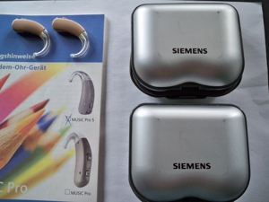 Hörgeräte SiemensSignia Music Pro S, Hinter den Ohr - Geräte Bild 4