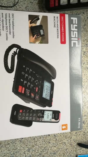 Praktische Senioren Telefon Kombination Mobilteil & Festnetzteil Bild 1
