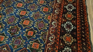 Antik Gebetsteppich Orient Kaukasus Teppich Wolle Braun Rot Merhab Bild 8