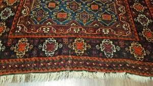 Antik Gebetsteppich Orient Kaukasus Teppich Wolle Braun Rot Merhab Bild 7