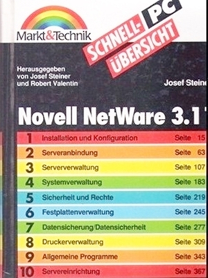 Schnellübersicht PC Novell NetWare 3.11 Bild 1