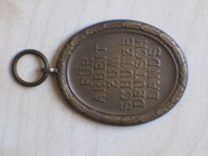 Deutsches Schutzwall Ehrenzeichen,Für Arbeit zum Schutze.. WK2 Bild 2