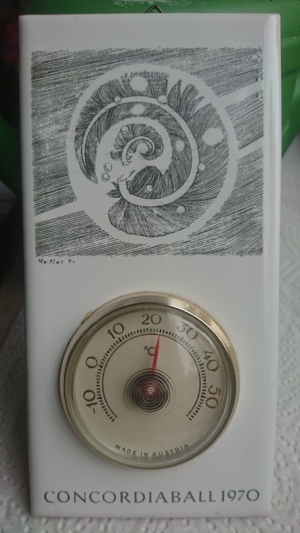 Temperaturmesser von 1970 Bild 2