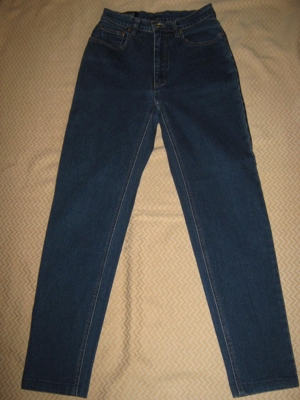 NEU Röhren High Waist Jeans Hose ESCADA Sports Original Gr. 34/ XS blau