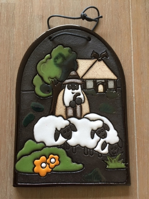 Hochwertiges Design Keramikbild aus Worpswede