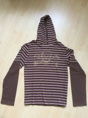 Hochwertiger Review Kapuzenpulli mit Print Gr. XL Bild 3