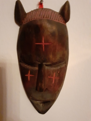 10 einzigartige afrikanische Holz-Masken (Paket 1, 10 Masken) Bild 2