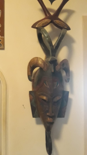 8 einzigartige afrikanische Holz-Masken (Paket 5, 8 Masken) Bild 6