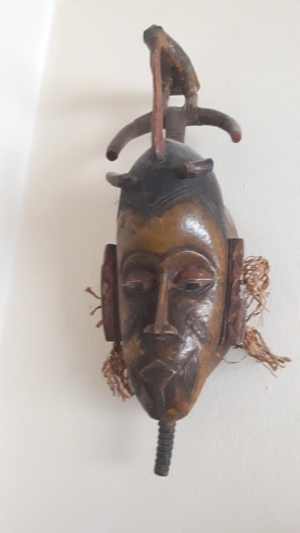 8 einzigartige afrikanische Holz-Masken (Paket 5, 8 Masken) Bild 2