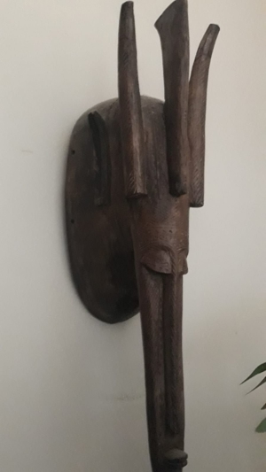 10 einzigartige afrikanische Holz-Masken (Paket 1, 10 Masken) Bild 3