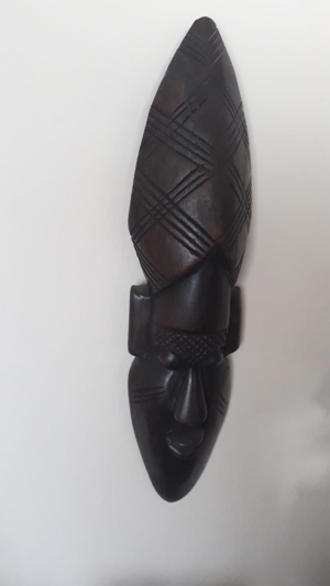 10 einzigartige afrikanische Holz-Masken (Paket 1, 10 Masken) Bild 6