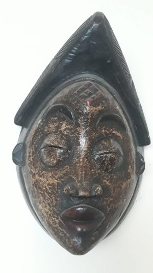 11 einzigartige afrikanische Holz-Masken (Paket 2, 11 Masken) Bild 7