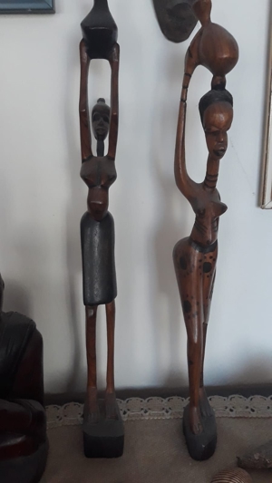 14 afrikanische Holz-Figuren (Paket 2, 14 Teile) Bild 4