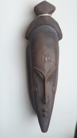 10 einzigartige afrikanische Holz-Masken (Paket 4, 10 Masken) Bild 10