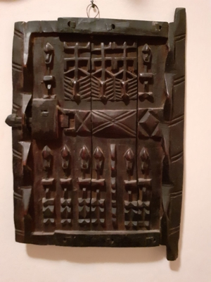 8 x afrikanischer Holz-Wandschmuck (Paket, 8 Teile) Bild 1
