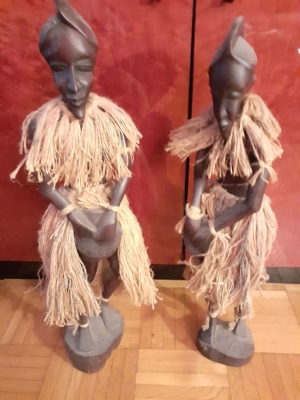 10 afrikanische Holz-Figuren (Paket 1, 10 Teile) Bild 3
