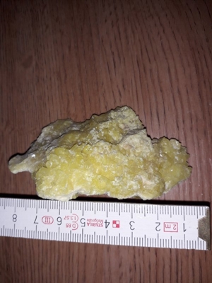 Schwefel kristallin Mineralien  Bild 5