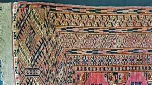 Salor Turkmenistan Turkmene Orient Teppich antik Mary Göl Saryk 185cm x 115cm, entstanden um 1920, Bild 12