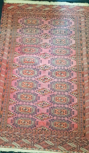 Salor Turkmenistan Turkmene Orient Teppich antik Mary Göl Saryk 185cm x 115cm, entstanden um 1920, Bild 8