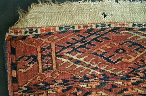 Salor Turkmenistan Turkmene Orient Teppich antik Mary Göl Saryk 185cm x 115cm, entstanden um 1920, Bild 6