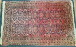 Salor Turkmenistan Turkmene Orient Teppich antik Mary Göl Saryk 185cm x 115cm, entstanden um 1920, Bild 1