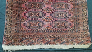 Salor Turkmenistan Turkmene Orient Teppich antik Mary Göl Saryk 185cm x 115cm, entstanden um 1920, Bild 2
