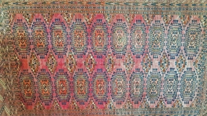 Salor Turkmenistan Turkmene Orient Teppich antik Mary Göl Saryk 185cm x 115cm, entstanden um 1920, Bild 15