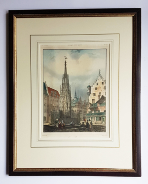 Schöne Brunnen Lithografie Billmark 1835 Nürnberg Altstadt Grafik Nuremberg Bild 11