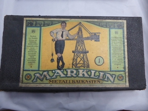 Märklin-Konvolut 3 Baukästen, Handbücher, Holzkoffer 8 kg von 1922 Bild 2