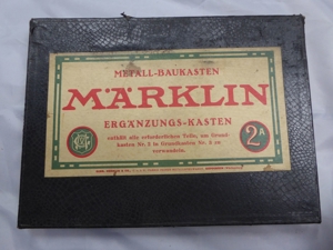 Märklin-Konvolut 3 Baukästen, Handbücher, Holzkoffer 8 kg von 1922 Bild 7