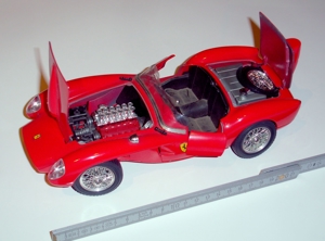 Ferrari Testarossa 1957 von burago Italy Bild 2