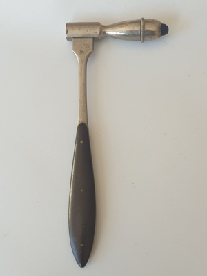 Antiker alter Hauptner Reflexhammer, 18 cm Bild 4