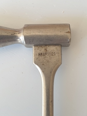 Antiker alter Hauptner Reflexhammer, 18 cm Bild 2