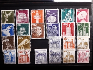 Sammlung rund 265 gestempelte Berliner Briefmarken 1975-1990 Bild 5