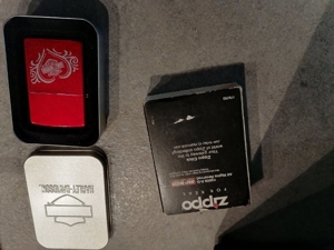 zippo Feuerzeug Harley Davidson mit Verpackung und Papieren 