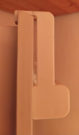 Türgarderobe   Hakenleiste zum Einhängen an Standard Falztür Bild 3
