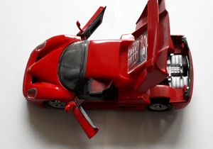 Ferrari F50 Coupe Rot 1996-1997 - 1:24 unbespielt! Bild 1