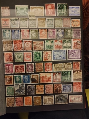 16 Seiten Briefmarken Deutsches Reich,Besetzung,Länder!! Ca.1000 Stück Bild 9