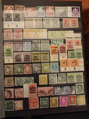 16 Seiten Briefmarken Deutsches Reich,Besetzung,Länder!! Ca.1000 Stück Bild 13