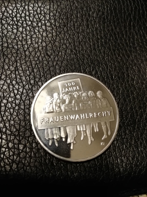 20 Eur 925 Silber 100 Jahre Frauenwahlrecht D! Bild 1